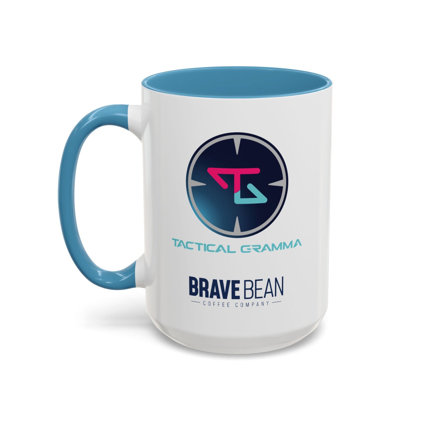 Tactical Gramma and Brave Bean Coffee Collaboration Mug | White