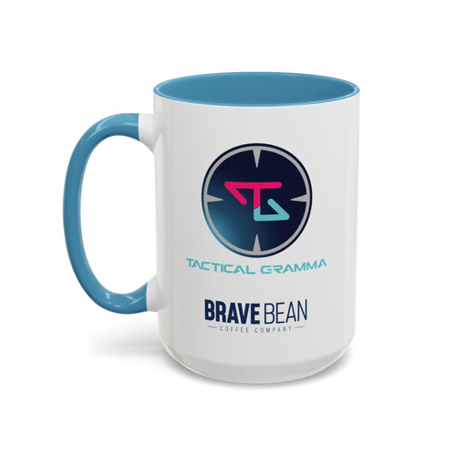 Load image 1 in gallery view. Tactical Gramma and Brave Bean Coffee Collaboration Mug | White