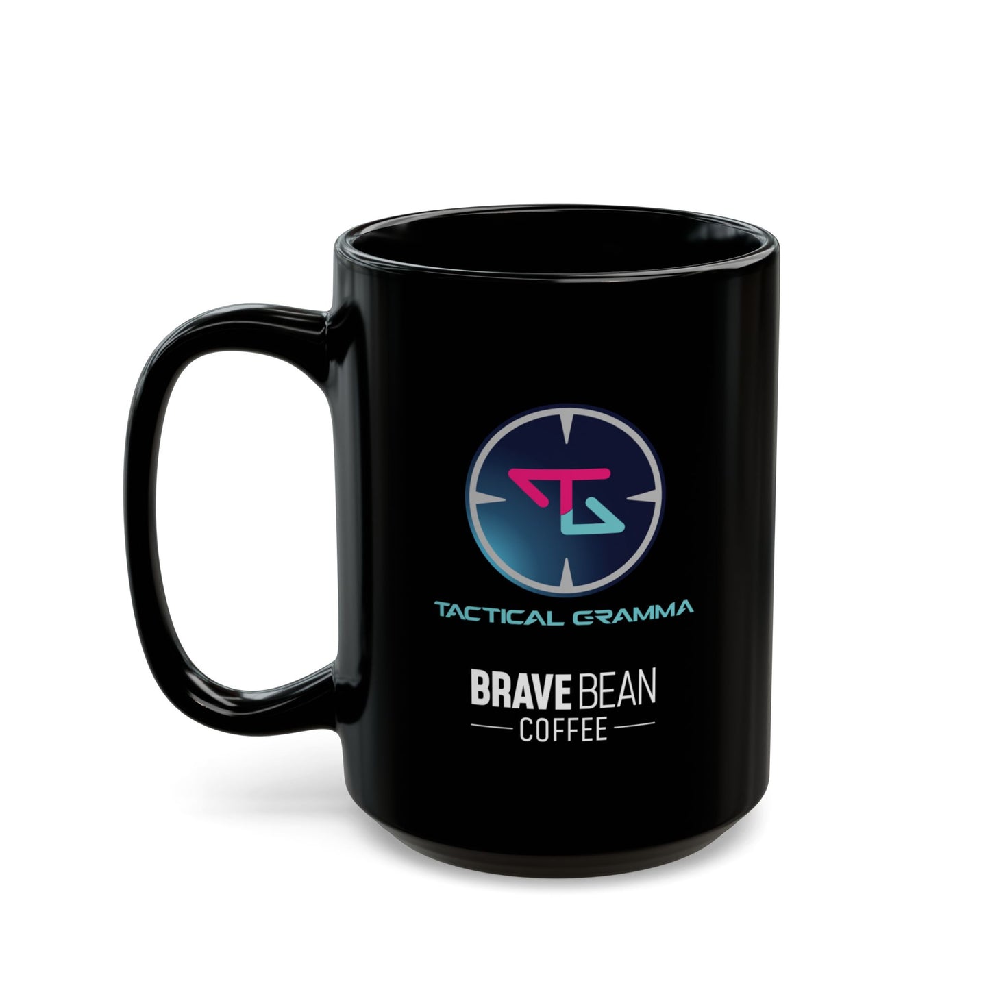 Tactical Gramma and Brave Bean Coffee Collaboration Mug | Black