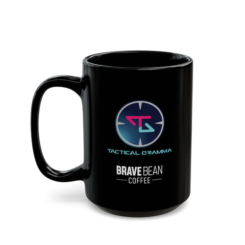 Load image 1 in gallery view. Tactical Gramma and Brave Bean Coffee Collaboration Mug | Black