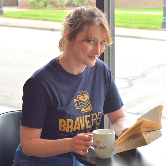 Brave Bean T-Shirt - Navy