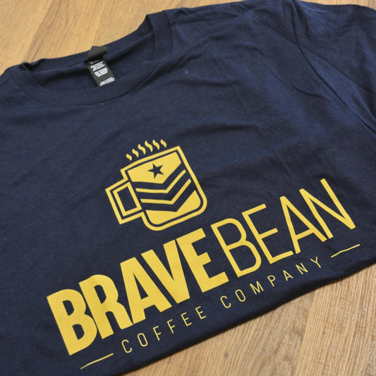 Brave Bean T-Shirt - Navy
