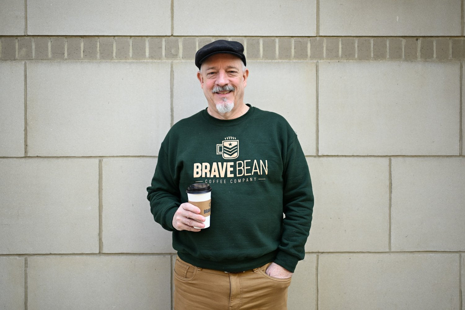 Brave Bean Sweatshirt - Forest Green