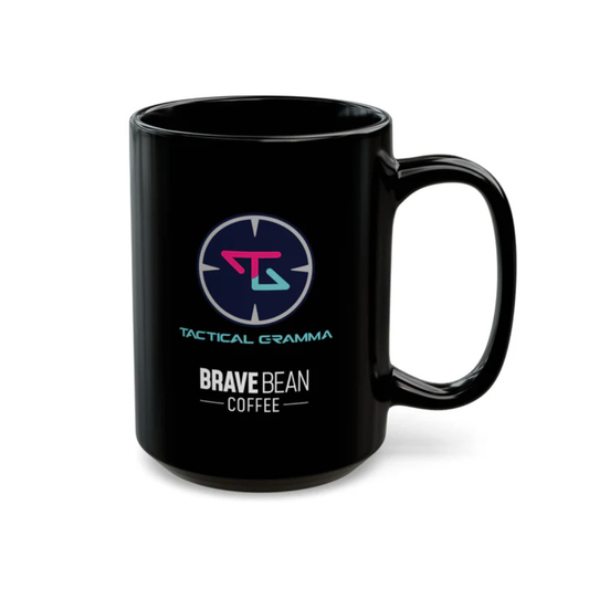 Tactical Gramma and Brave Bean Coffee Collaboration Mug | Black